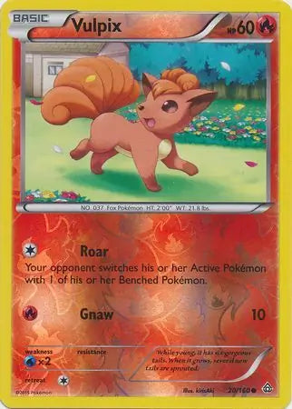 Vulpix 20/160 (XY - Primal Clash)  - Reverse Holofoil | Good Games Adelaide SA