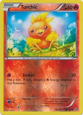 Torchic 25/160 (XY - Primal Clash)  - Reverse Holofoil | Good Games Adelaide SA