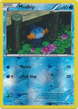 Mudkip 33/160 (XY - Primal Clash)  - Reverse Holofoil | Good Games Adelaide SA