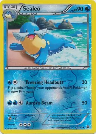 Sealeo 47/160 (XY - Primal Clash)  - Reverse Holofoil | Good Games Adelaide SA