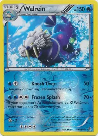Walrein 48/160 (XY - Primal Clash)  - Reverse Holofoil | Good Games Adelaide SA