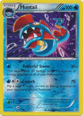 Huntail 50/160 (XY - Primal Clash)  - Reverse Holofoil | Good Games Adelaide SA