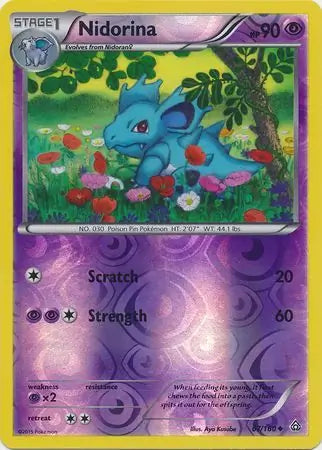 Nidorina 67/160 (XY - Primal Clash)  - Reverse Holofoil | Good Games Adelaide SA