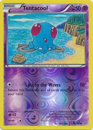Tentacool 70/160 (XY - Primal Clash)  - Reverse Holofoil | Good Games Adelaide SA