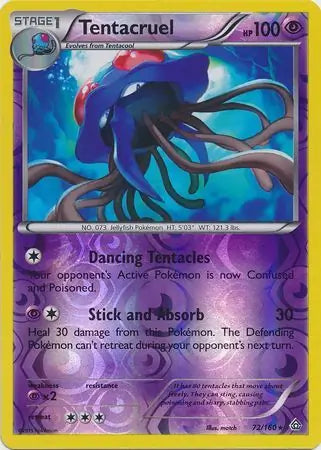 Tentacruel 72/160 (XY - Primal Clash)  - Reverse Holofoil | Good Games Adelaide SA