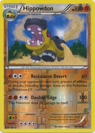 Hippowdon 88/160 (XY - Primal Clash)  - Reverse Holofoil | Good Games Adelaide SA