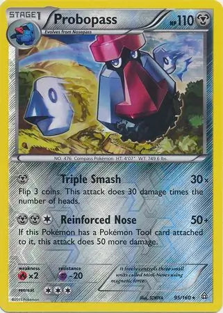 Probopass 95/160 (XY - Primal Clash)  - Reverse Holofoil | Good Games Adelaide SA