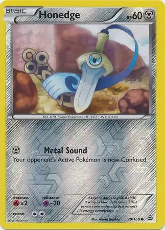 Honedge 98/160 (XY - Primal Clash)  - Reverse Holofoil | Good Games Adelaide SA