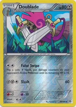 Doublade 99/160 (XY - Primal Clash)  - Reverse Holofoil | Good Games Adelaide SA