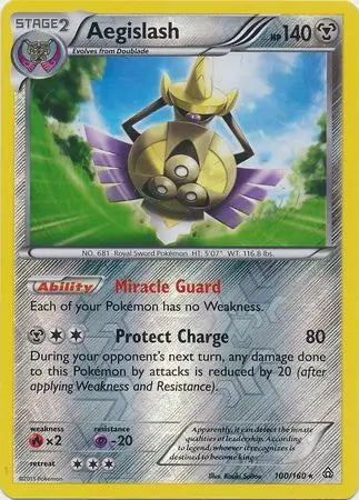 Aegislash 100/160 (XY - Primal Clash)  - Reverse Holofoil | Good Games Adelaide SA