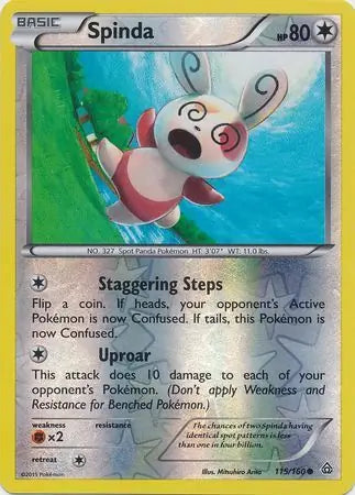 Spinda 115/160 (XY - Primal Clash)  - Reverse Holofoil | Good Games Adelaide SA