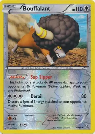 Bouffalant 119/160 (XY - Primal Clash)  - Reverse Holofoil | Good Games Adelaide SA