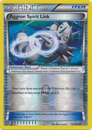 Aggron Spirit Link 123/160 (XY - Primal Clash)  - Reverse Holofoil | Good Games Adelaide SA