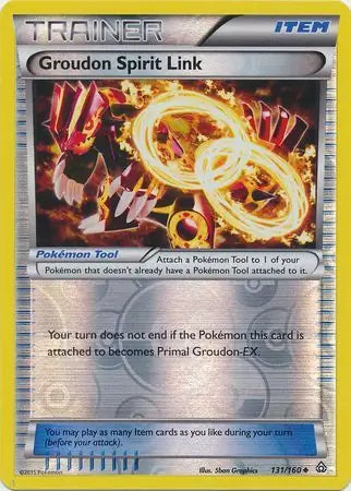Groudon Spirit Link 131/160 (XY - Primal Clash)  - Reverse Holofoil | Good Games Adelaide SA