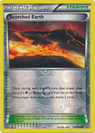 Scorched Earth 138/160 (XY - Primal Clash)  - Reverse Holofoil | Good Games Adelaide SA
