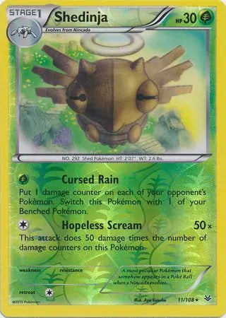 Shedinja 11/108 (XY - Roaring Skies)  - Reverse Holofoil | Good Games Adelaide SA