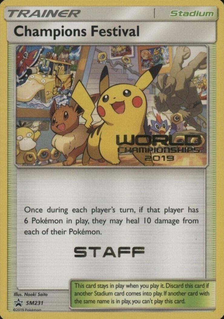 Champions Festival World Championships 2019 Staff SM231 (SM Promos)  | Good Games Adelaide SA