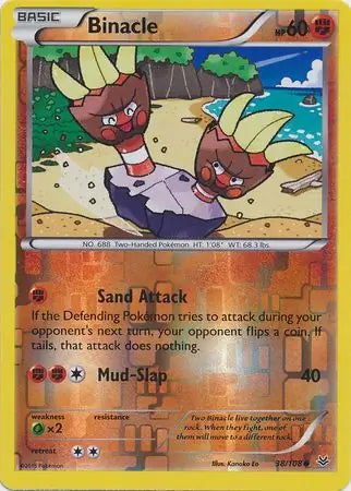 Binacle 38/108 (XY - Roaring Skies)  - Reverse Holofoil | Good Games Adelaide SA