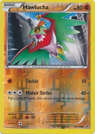 Hawlucha 39/108 (XY - Roaring Skies)  - Reverse Holofoil | Good Games Adelaide SA