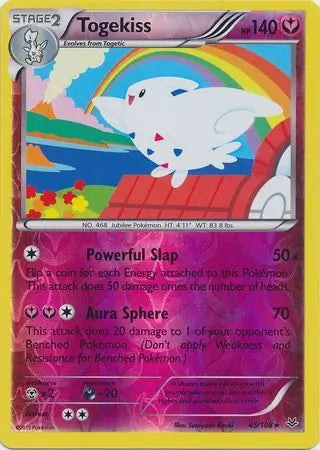 Togekiss 45/108 (XY - Roaring Skies)  - Reverse Holofoil | Good Games Adelaide SA