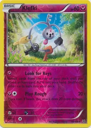 Klefki 48/108 (XY - Roaring Skies)  - Reverse Holofoil | Good Games Adelaide SA