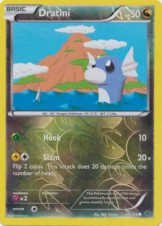 Dratini 49/108 (XY - Roaring Skies)  - Reverse Holofoil | Good Games Adelaide SA