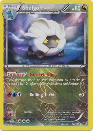 Shelgon 56/108 (XY - Roaring Skies)  - Reverse Holofoil | Good Games Adelaide SA