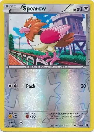 Spearow 65/108 (XY - Roaring Skies)  - Reverse Holofoil | Good Games Adelaide SA