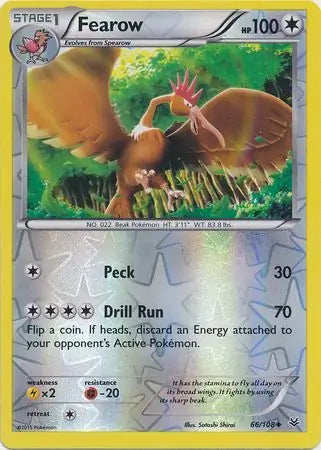 Fearow 66/108 (XY - Roaring Skies)  - Reverse Holofoil | Good Games Adelaide SA
