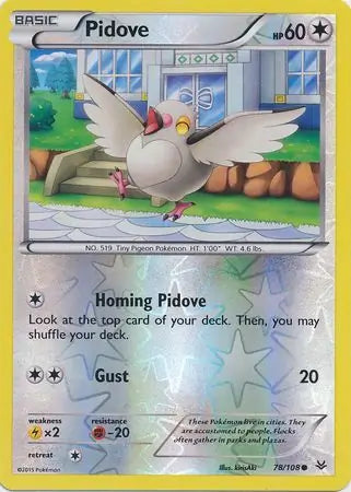 Pidove 78/108 (XY - Roaring Skies)  - Reverse Holofoil | Good Games Adelaide SA