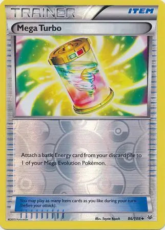Mega Turbo 86/108 (XY - Roaring Skies)  - Reverse Holofoil | Good Games Adelaide SA