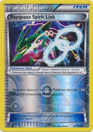 Rayquaza Spirit Link 87/108 (XY - Roaring Skies)  - Reverse Holofoil | Good Games Adelaide SA