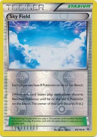 Sky Field 89/108 (XY - Roaring Skies)  - Reverse Holofoil | Good Games Adelaide SA