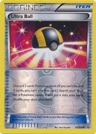 Ultra Ball 93/108 (XY - Roaring Skies)  - Reverse Holofoil | Good Games Adelaide SA