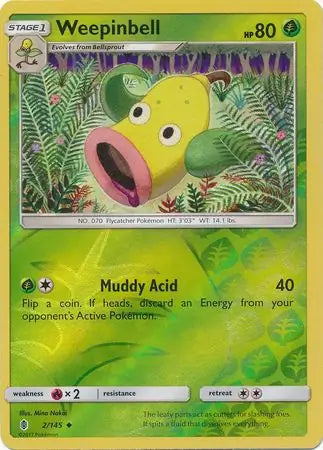 Weepinbell 2/145 (SM - Guardians Rising)  - Reverse Holofoil | Good Games Adelaide SA