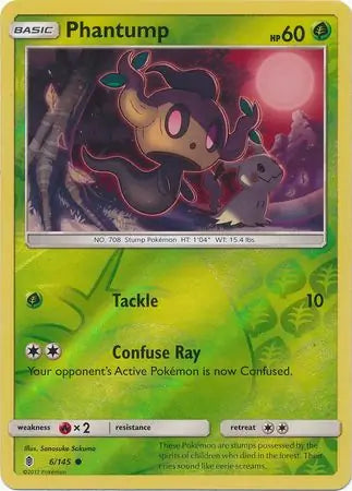 Phantump 6/145 (SM - Guardians Rising)  - Reverse Holofoil | Good Games Adelaide SA