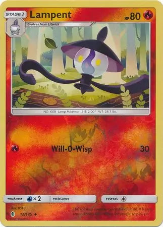 Lampent 12/145 (SM - Guardians Rising)  - Reverse Holofoil | Good Games Adelaide SA