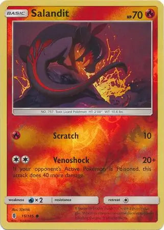 Salandit 15/145 (SM - Guardians Rising)  - Reverse Holofoil | Good Games Adelaide SA