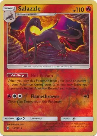 Salazzle 16/145 (SM - Guardians Rising)  - Reverse Holofoil | Good Games Adelaide SA