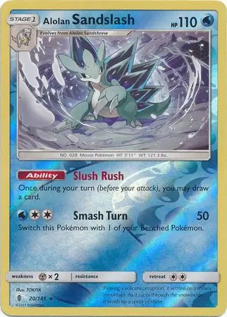 Alolan Sandslash 20/145 (SM - Guardians Rising)  - Reverse Holofoil | Good Games Adelaide SA