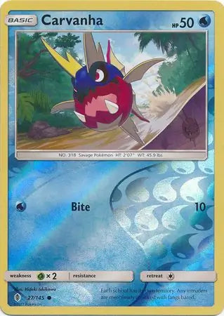 Carvanha 27/145 (SM - Guardians Rising)  - Reverse Holofoil | Good Games Adelaide SA