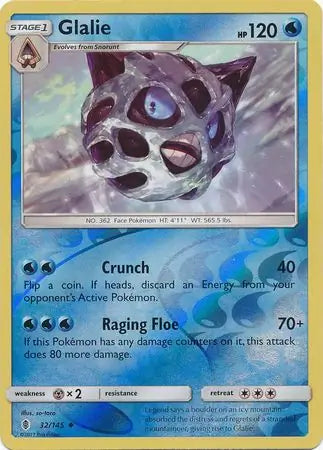 Glalie 32/145 (SM - Guardians Rising)  - Reverse Holofoil | Good Games Adelaide SA