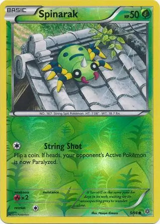 Spinarak 5/98 (XY - Ancient Origins)  - Reverse Holofoil | Good Games Adelaide SA