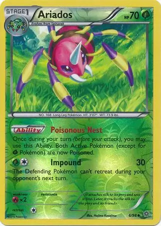 Ariados 6/98 (XY - Ancient Origins)  - Reverse Holofoil | Good Games Adelaide SA