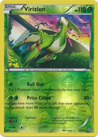 Virizion 12/98 (XY - Ancient Origins)  - Reverse Holofoil | Good Games Adelaide SA
