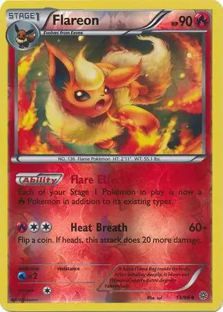 Flareon 13/98 (XY - Ancient Origins)  - Reverse Holofoil | Good Games Adelaide SA