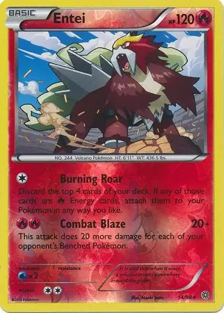 Entei 14/98 (XY - Ancient Origins)  - Reverse Holofoil | Good Games Adelaide SA