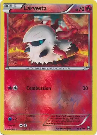 Larvesta 16/98 (XY - Ancient Origins)  - Reverse Holofoil | Good Games Adelaide SA