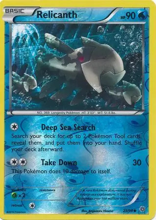Relicanth 23/98 (XY - Ancient Origins)  - Reverse Holofoil | Good Games Adelaide SA