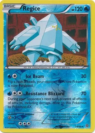 Regice 24/98 (XY - Ancient Origins)  - Reverse Holofoil | Good Games Adelaide SA